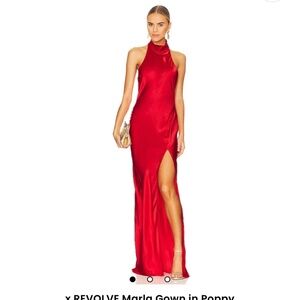 x REVOLVE Marla Gown in Poppy